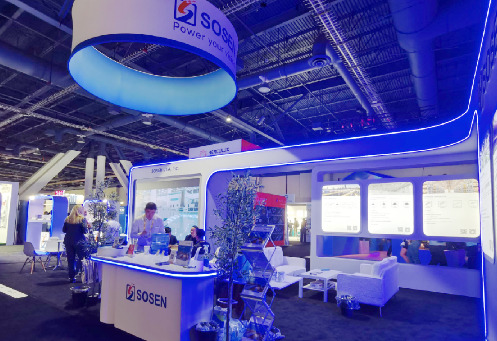 闪灼LFI舞台，腾博官网诚信为本电源杰出收官 | 2025美国照明展回首